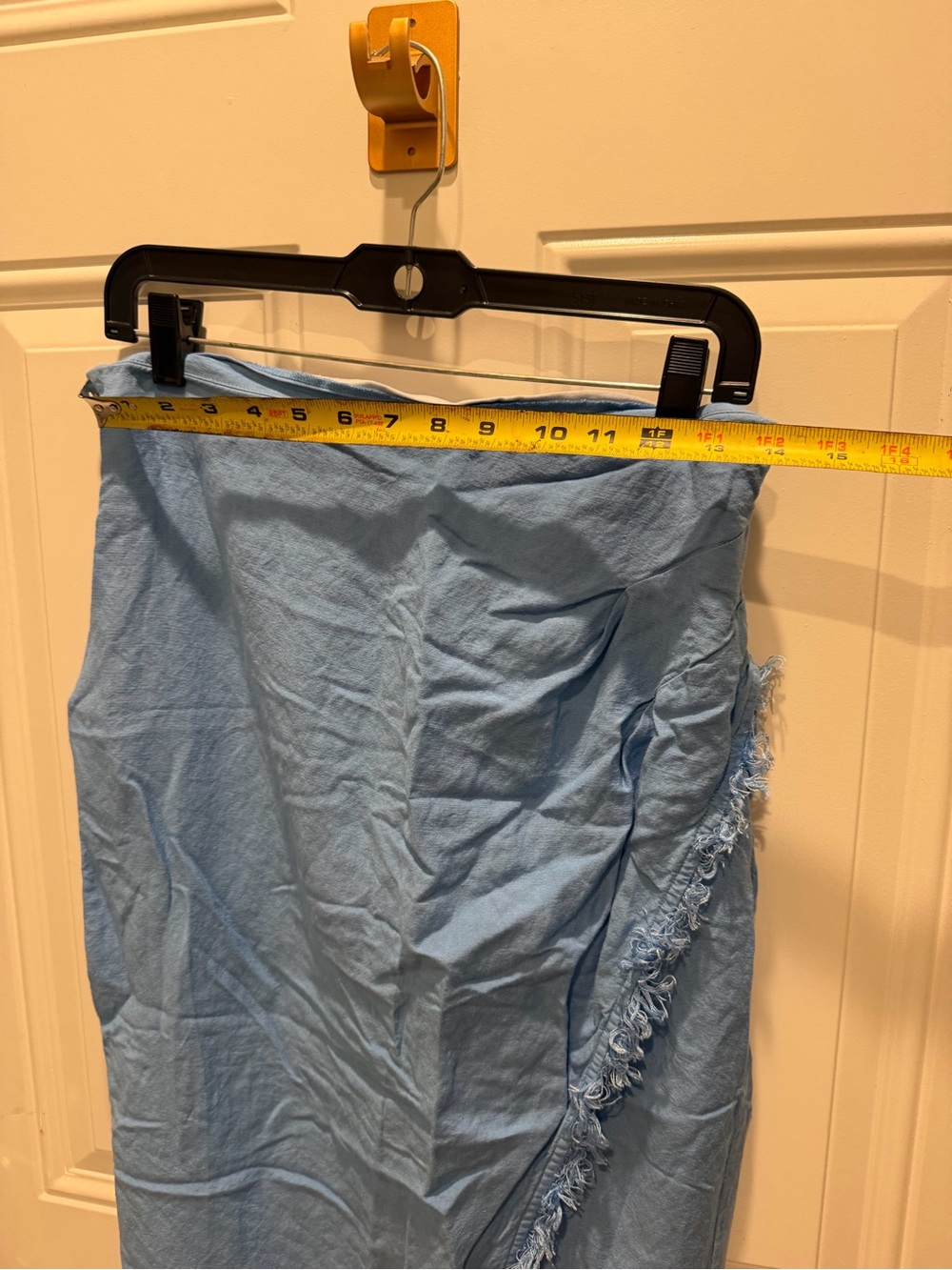 Simkhai Quinton Wrap Skirt In Pacific blue Sz M - Picture 4 of 5